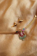 Kundan Bird Pendant Choker