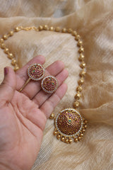 Peacock Ruby Maala Set