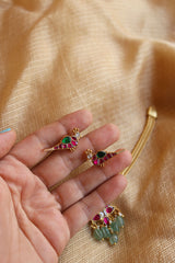 Kundan Bird Pendant Choker