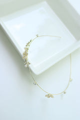 Beige Flower Stone Hairband