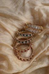 Set of 2 AD Oval Flower Kadas