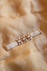 AD Polki Pearls Bracelet
