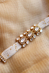 AD Polki Pearls Bracelet