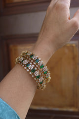 Set of 2 AD Oval Flower Kadas