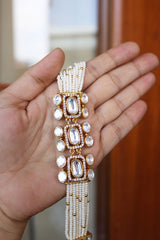 AD Polki Pearls Bracelet