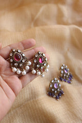 Victorian Tilak Drop Studs