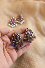 Victorian Tilak Drop Studs