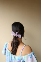 Bow Pearl Scrunchie