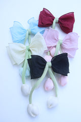 Tulip Bow Barette