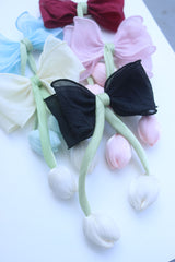 Tulip Bow Barette