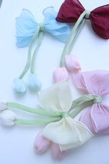Tulip Bow Barette