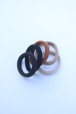 Set of 5 Basic Hair Ties