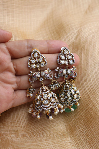 Victorian Haathi Jhumkas