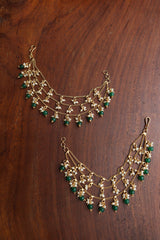 Pearl Layer Beads Ear Chain