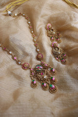 Jadau Birdie Chaand Long Neckalce