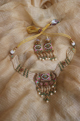 Jadau Kairi Pearls Choker Set