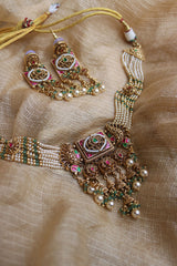 Jadau Kairi Pearls Choker Set