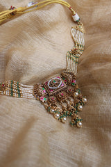 Jadau Kairi Pearls Choker Set