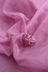 92.5 Silver Heart Toe Rings