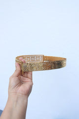 Intricate Rivet Waist Belt