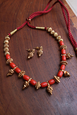 Coral Hive Maala Set