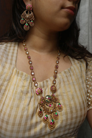 Jadau Birdie Chaand Long Neckalce