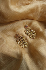 Peacock Multi Step Jhumki Earrings