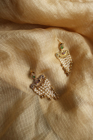 Pearl Waterfall Earrings