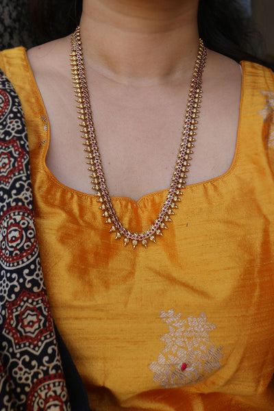 Delicate Long Ruby Rivets set – zahana