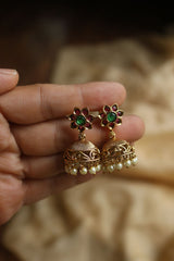 Small Flower Jhumkis