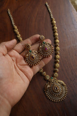 Antique Tilak Long Set