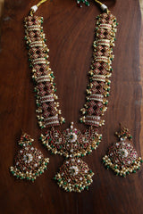 Festive Kundan Paisley Long Set