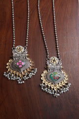 Rustic Two Tone hand Painted Set