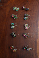 Rustic Hook Painted Earrings