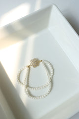 Pearls AD Motif Bracelet