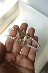 AD Motif Adjustable Bracelet