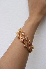 AD Curve Small Stones Bangles