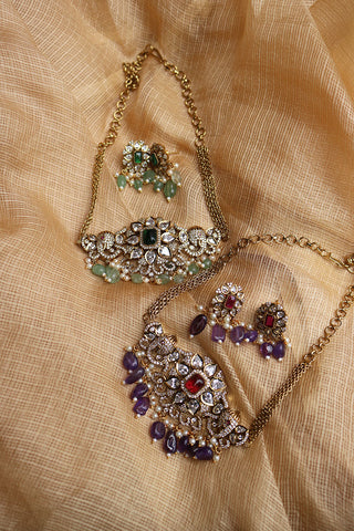 Victorian Haathi Choker Set