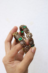 Victorian Haathi Bangles