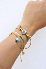 Evil Eye Heart Bracelet