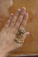 Peacock Chime Finger Ring