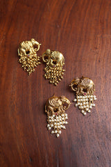 Haathi Cluster Drop Studs