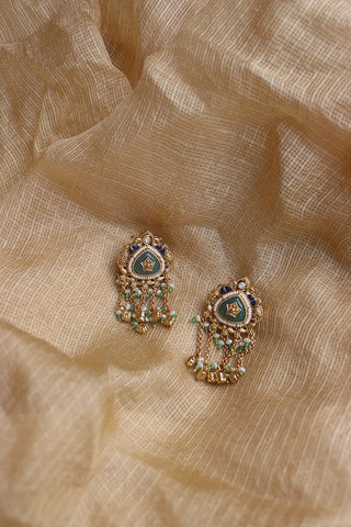 Blue Bird Chime Earrings