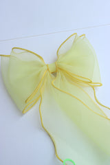 Neon Organza Barette