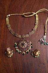 Flower Pendant Short Set