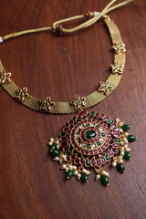 Flower Pendant Short Set
