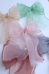 Short Organza Barette