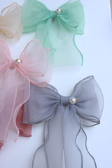 Short Organza Barette