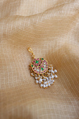 Jadau Chaand Cluster Pearls Teeka