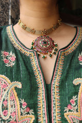 Flower Pendant Short Set